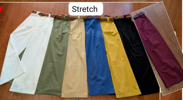 Pantalones lino strech