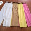 Pantalones lino strech