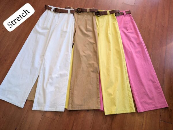 Pantalones lino strech