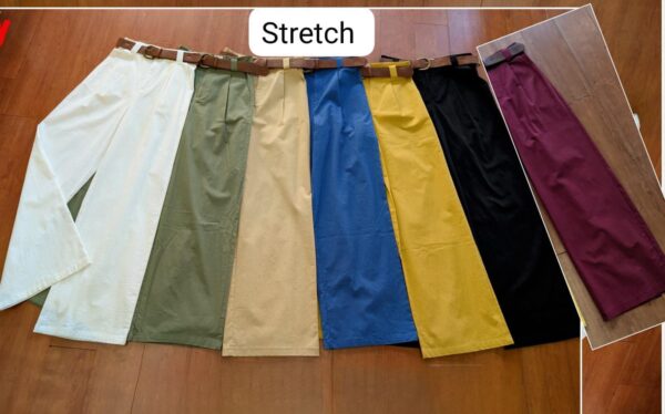 Pantalones lino strech