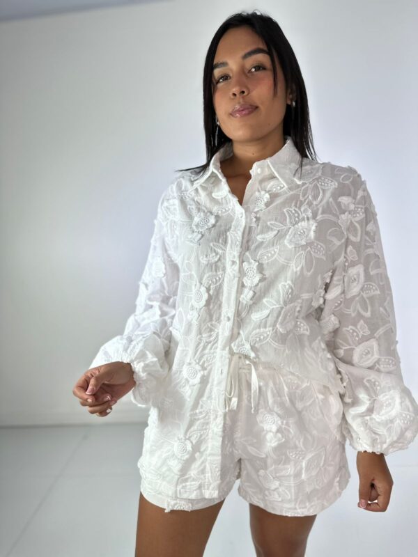 conjunto short y blusa