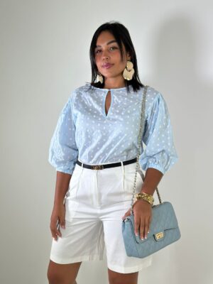 Blusa celeste