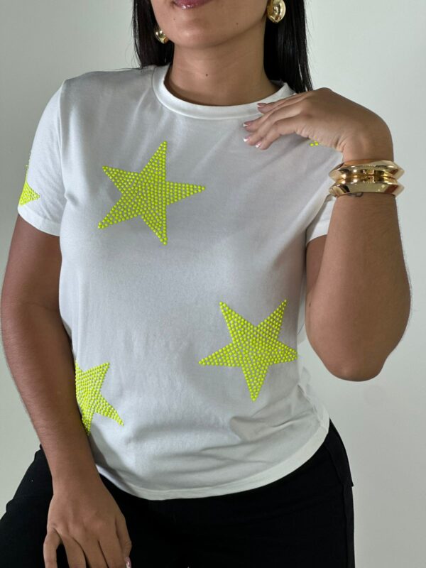 Blusa blanca estrella