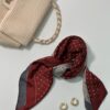 Pañoleta roja con gris