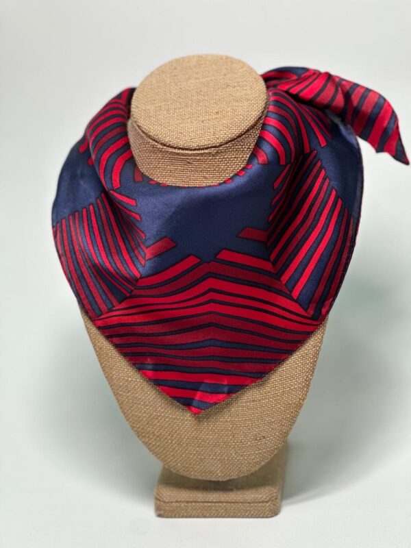 Pañoleta roja con azul