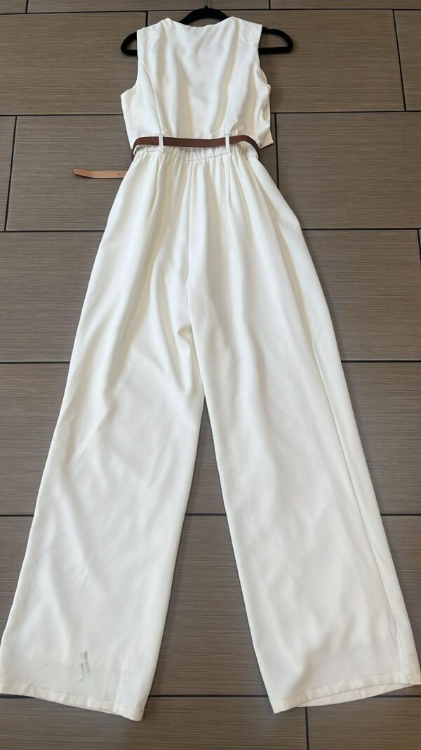 Enterizo Blanco,Kahaki