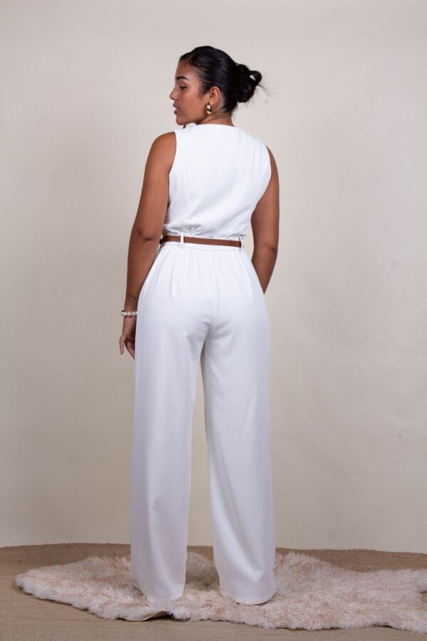 Enterizo Blanco,Kahaki