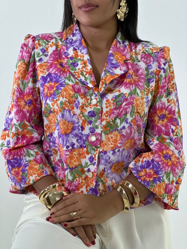 Blusa estampado flores
