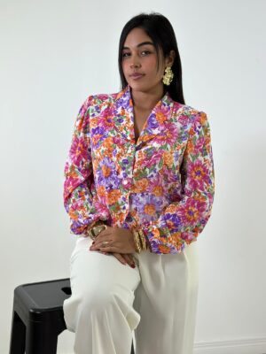Blusa estampado flores