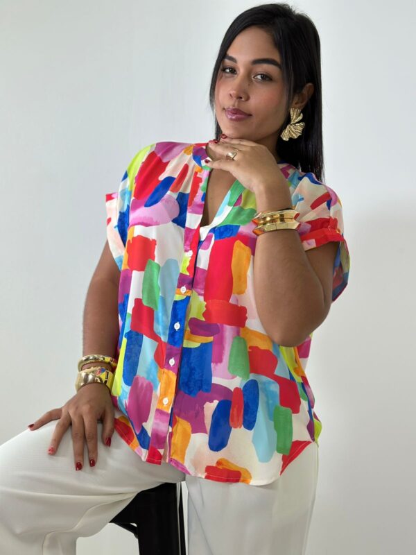 Blusa estampada