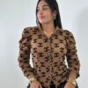 Blusa Negra,Café