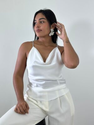 Blusa; Lavanda,Blanca,Azul,Coral, Verde