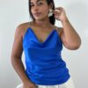 Blusa; Lavanda,Blanca,Azul,Coral, Verde