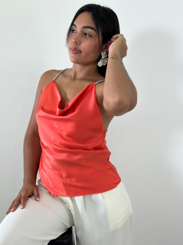 Blusa; Lavanda,Blanca,Azul,Coral, Verde