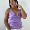Blusa; Lavanda,Blanca,Azul,Coral, Verde
