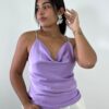 Blusa; Lavanda,Blanca,Azul,Coral, Verde