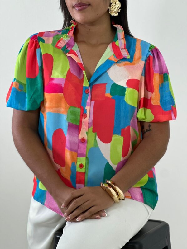 Blusa multicolores