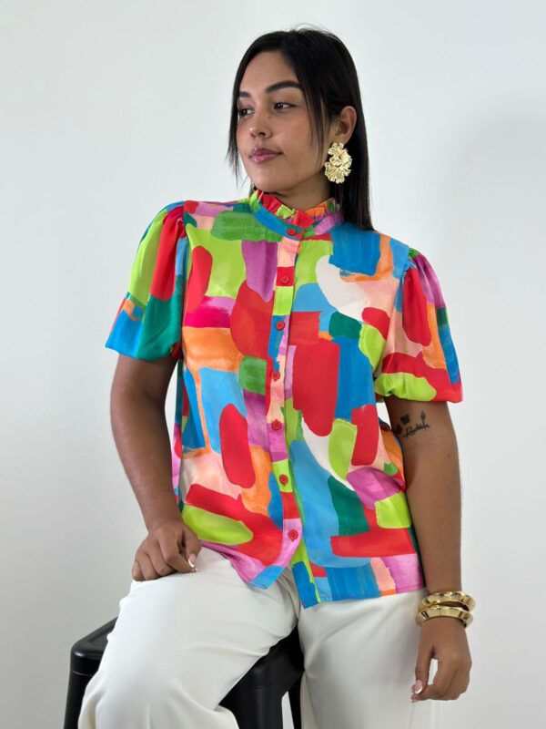 Blusa multicolores