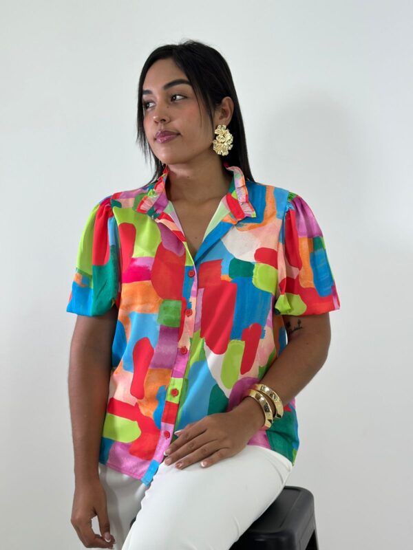 Blusa multicolores